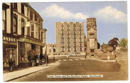 RB 999 - Postcard - Shops With Lady & Pram - Clock Tower & The De Montfort Hotel - Kenilworth Warwickshire - Andere & Zonder Classificatie