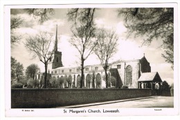 RB 999 - Real Photo Postcard - St Margaret's Church - Lowestoft Suffolk - Lowestoft