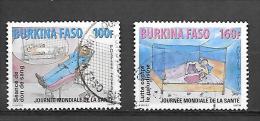 TIMBRE OBLITERE DU BURKINA DE 2010 N° MICHEL 1937/38 - Burkina Faso (1984-...)