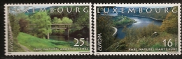 Luxembourg 1999 N° 1422 / 3 ** Europa, Réserve, Parc Naturel, Haute-Süre, Ardennes-Eifel, Pont, Barrage, Electricité - Nuevos