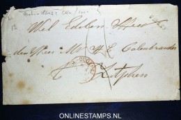 Nederland: Envelop 1863 Stempel Arnhem - Oldenzaal (RR) Naar Zutphen - Storia Postale