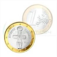 Cyprus   2014   1 Euro    UNC Uit De Rol  UNC Du Rouleaux  !! - Chypre