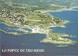 TREGUNC  -LA POINTE ET LE PORT DE TREVIGNON   VUE AERIENNE  CPSM - Trégunc