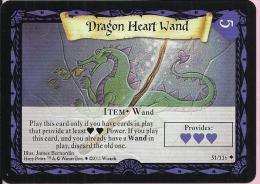 Trading Cards - Harry Potter, 2001., No 51/116 - Dragon Heart Wand - Harry Potter