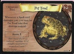 Trading Cards - Harry Potter, 2001., No 61/116 - Pet Toad - Harry Potter
