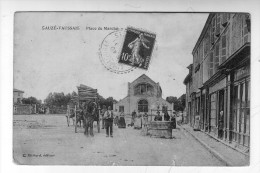 CPA  SAUZE VAUSSAIS Marché - Sauze Vaussais