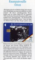 50 Jahre Deutschland TK O 1752/95 ** 36€ Telefonkarten Fernseh-Serie Raum-Patrouille Orion TV-Film Tele-card Of Germany - O-Serie : Serie Clienti Esclusi Dal Servizio Delle Collezioni