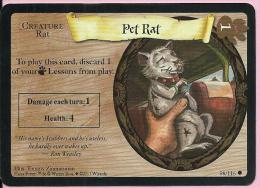 Trading Cards - Harry Potter, 2001., No 98/116 - Pet Rat - Harry Potter