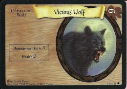 Trading Cards - Harry Potter, 2001., No 110/116 - Vicious Wolf - Harry Potter