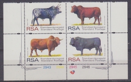 South Africa 1997 Cattle 4v ** Mnh (17913) - Ungebraucht