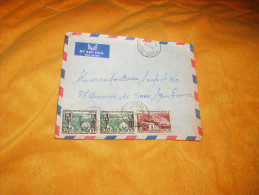 ENVELOPPE UNIQUEMENT DE 1960. /A.E.F. CONGO / POINTE-NOIRE A LYON  /  CACHETS + TIMBRES. - Used Stamps