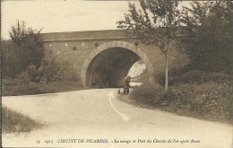 80 . BOVES . CIRCUIT DE PICARDIE . LE VIRAGE DU CHEMIN DE FER APRES BOVES - Boves