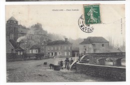 Chailland  -  Place Centrale  (lessive) - Chailland