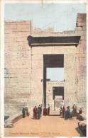 BF36169 Temple Medinet Habout Luxor   Egypt  Front/back Scan - Louxor