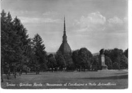 Torino - Giardino Reale - Monumento Al Carabimiere E Mole Antonelliana - Parken & Tuinen