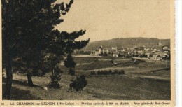 CPA 43  LE CHAMBON SUR LIGNON VUE GENERALE SUD OUEST - Le Chambon-sur-Lignon