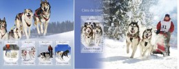 S. Tomè 2014, Sledge Dogs, 4val In BF+BF - Arctic Wildlife
