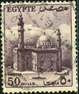 EGITTO, EGYPT, 1953, MOSCHEE, FRANCOBOLLO USATO, Scott 336 - Oblitérés