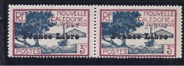 NewCaledonia1941:FRANCE LIBRE Yvert197mnh**pair - Unused Stamps