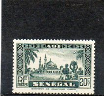 FRANCE    20,00 F   1941    Y&T: 186    Sénégal    Neuf Avec Charnière - Unused Stamps