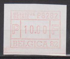 Belgique N° ATM6A *** 10.00 F "Belgica 82" - 1982 - Otros & Sin Clasificación