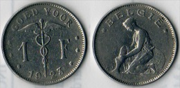 Belgique - 1923 - 1 Franc - Texte En Flamand - 1 Franc