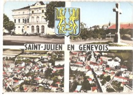 SAINT JULIEN EN GENEVOIS - Multivues Avec Blason - Saint-Julien-en-Genevois