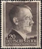 POLAND GERMAN OCC 1942 Hitler Birthday 1z.20  Used - General Government