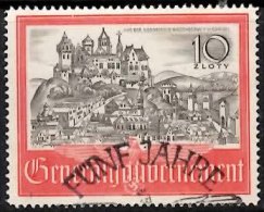 POLAND GERMAN OCC 1941 Cracow 10z Used - Gouvernement Général