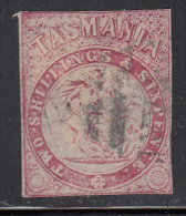 Tasmania Used Scott #AR2 2sh6p St. George And The Dragon, Carmine Imperf - Oblitérés