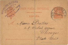 10830. Entero Postal MADRID (Estafeta Del ESTE) 1901.  Numero 39 º - 1850-1931