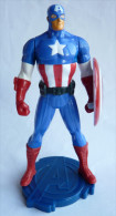 FIGURINE MAXI KINDER MONTABLE 2014 AVENGERS - CAPTAIN AMERICA AVEC SON BOUCLIER - MARVEL - Maxi (Kinder-)