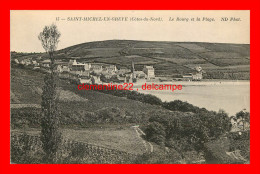 --saint Michel En Greve  L'eglise Et Le Cimetiere,vue Prise De La Plage - Saint-Michel-en-Grève