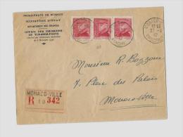 Principauté De Monaco « MONACO »* Monaco Assimilé Aux Tarifs Français * LRI 1er Ech  - Tarif à 4F.50 - Storia Postale