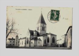 01 – AIN « VILLARS Les Dombes »« L’Eglise » S. CPA Circulée Le 30.9.1907 - Villars-les-Dombes