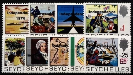 Seychellen 1976 Unabhängigkeit 366/374 Postfrisch - Seychellen (1976-...)