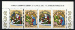 Hungary 1995. St. Elisabeth SPECIAL Strip From Sheet With Text On The Corner ! MNH (**) Michel: 4364 - Variétés Et Curiosités