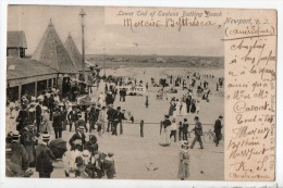 ÉTATS-UNIS . UNITED STATES . NEWPORT, R. J. . LOWER END OF EASTONS BATHING BEACH - Réf. N°7490 - - Newport