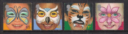 GB 2001 QE2 Set Rights Of A Child Face Paintings Umm SG 2178 - 2181 ( L25 ) - Ungebraucht