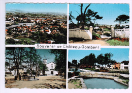 13b66	Cpm	CHÂTEAU GOMBERT 	Multivues , Vue Générale - Château - Eglise - Canal - Sin Clasificación