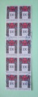 Hungary 1999 Numerals With Flowers Scott 10 X 3650 = 6.00 $ - Gebruikt