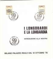 1978 2 VAL TEATRO DELLA SCALA SU LIBRETTO I LONGOBARDI E LA LOMBARDIA - Autres & Non Classés