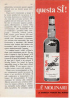 1970 -  SAMBUCA MOLINARI  -  1 Pag. Pubblicità Cm. 13 X 18 - Spirituosen