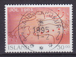 Iceland 1994 Mi. 816     30.00 Kr. Weihnachten Christmas Deluxe SAUDARKROKUR Cancel !! - Gebruikt