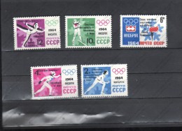 RUSSIE Nº 2772 AL 2776 - Winter 1964: Innsbruck