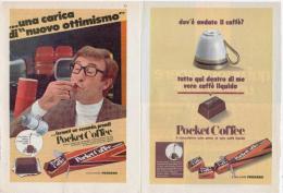 1970 - FERRERO POCKET COFFEE - 3 Pag. Pubblicità Cm. 13 X 18 - Chocolate