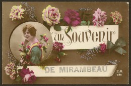 MIRAMBEAU Rare Fantaisie Un Souvenir (EM) Chte Mme (17) - Mirambeau