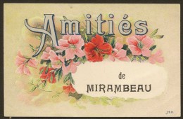 MIRAMBEAU Rare Fantaisie Amitiés (JSD) Chte Mme (17) - Mirambeau