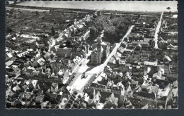 45, BRIARE, LA PLACE, L'EGLISE ET LA LOIRE, VUE D'AVION - Briare