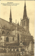 Cpa: Beersel  Alsemberg " De Hertogelijke Kerk - L'Eglise Ducale, Publicité Martini - Beersel